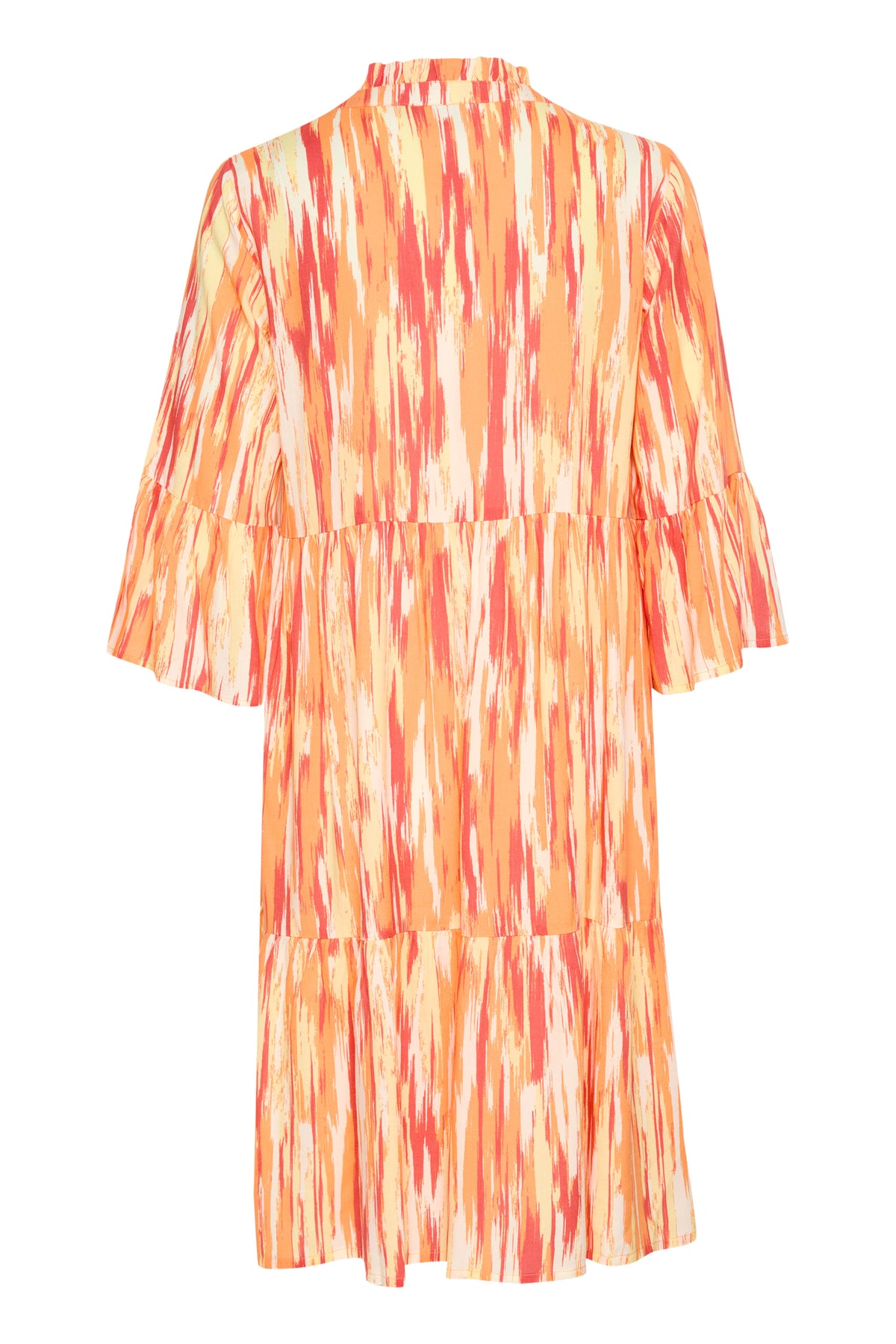 KAarina Klänning Gul/Orange Abstrakt Tryck - 10552341