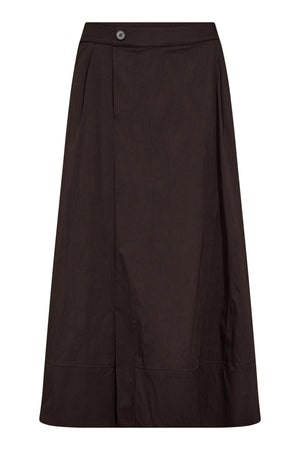 CottonCC Crisp Midikjol 83-Mocca - 34151