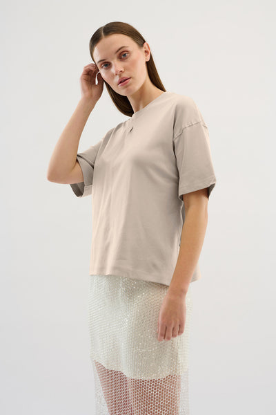 KBPorter T-shirt Silver Cloud - 10105028 Thumbnail