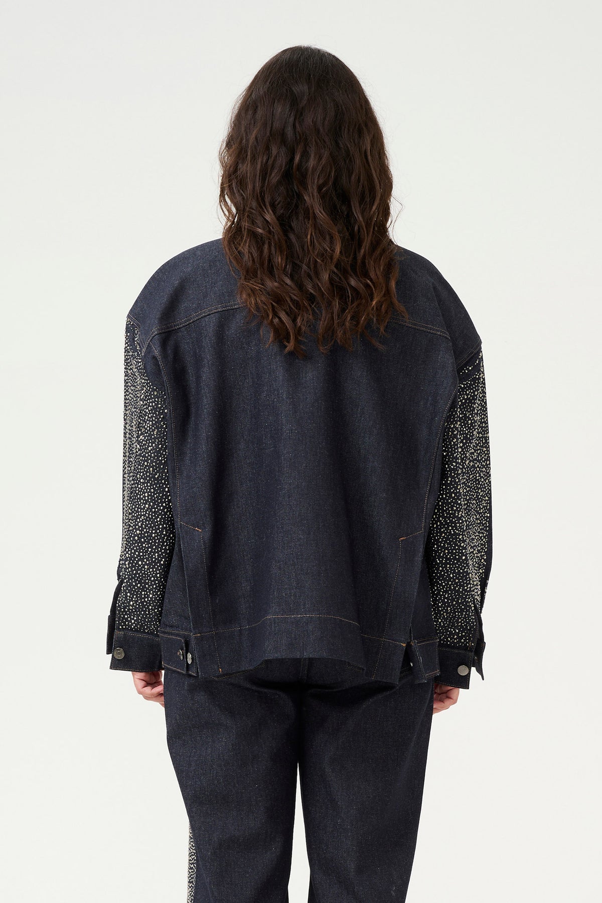 GZzorah LS jacka Mörkblå Otvättad - 10910072