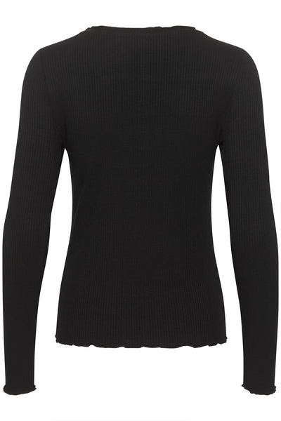 CRRibba LS T-Shirt Pitch Black Thumbnail