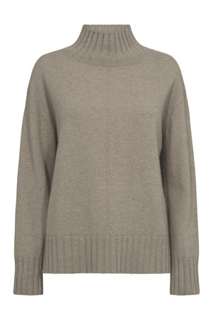 MMAima Cashmere Highneck Knit Brindle - 165720