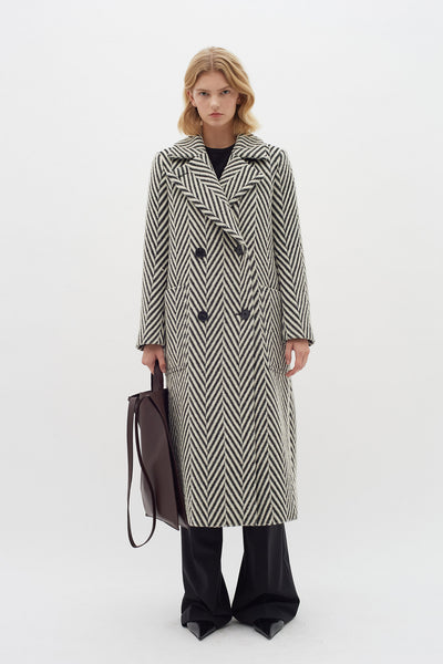 TruIW Coat Svart / Vit - 30109471 Thumbnail