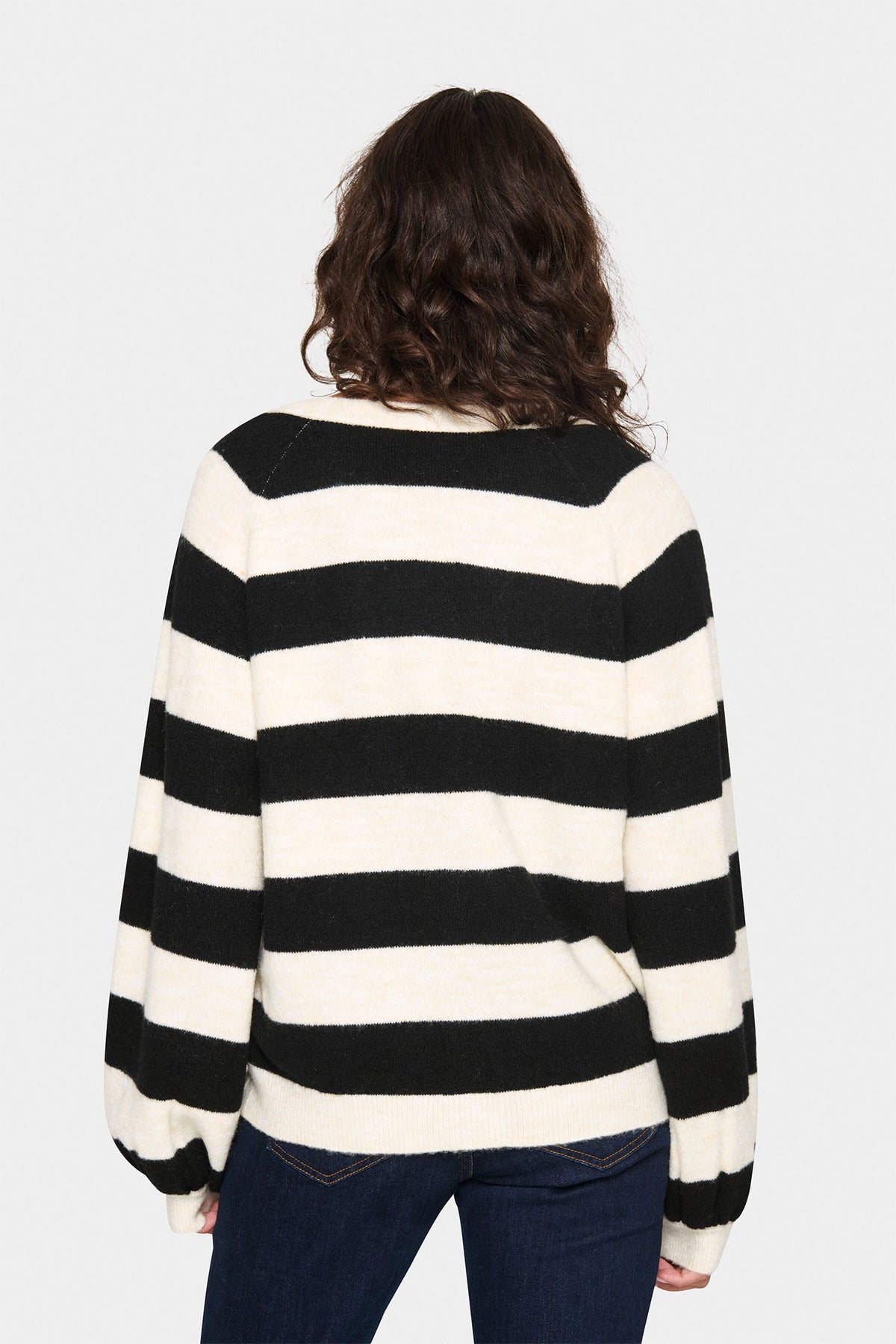 GarbieSZ Cardigan Ice Black Stripe - 30513452