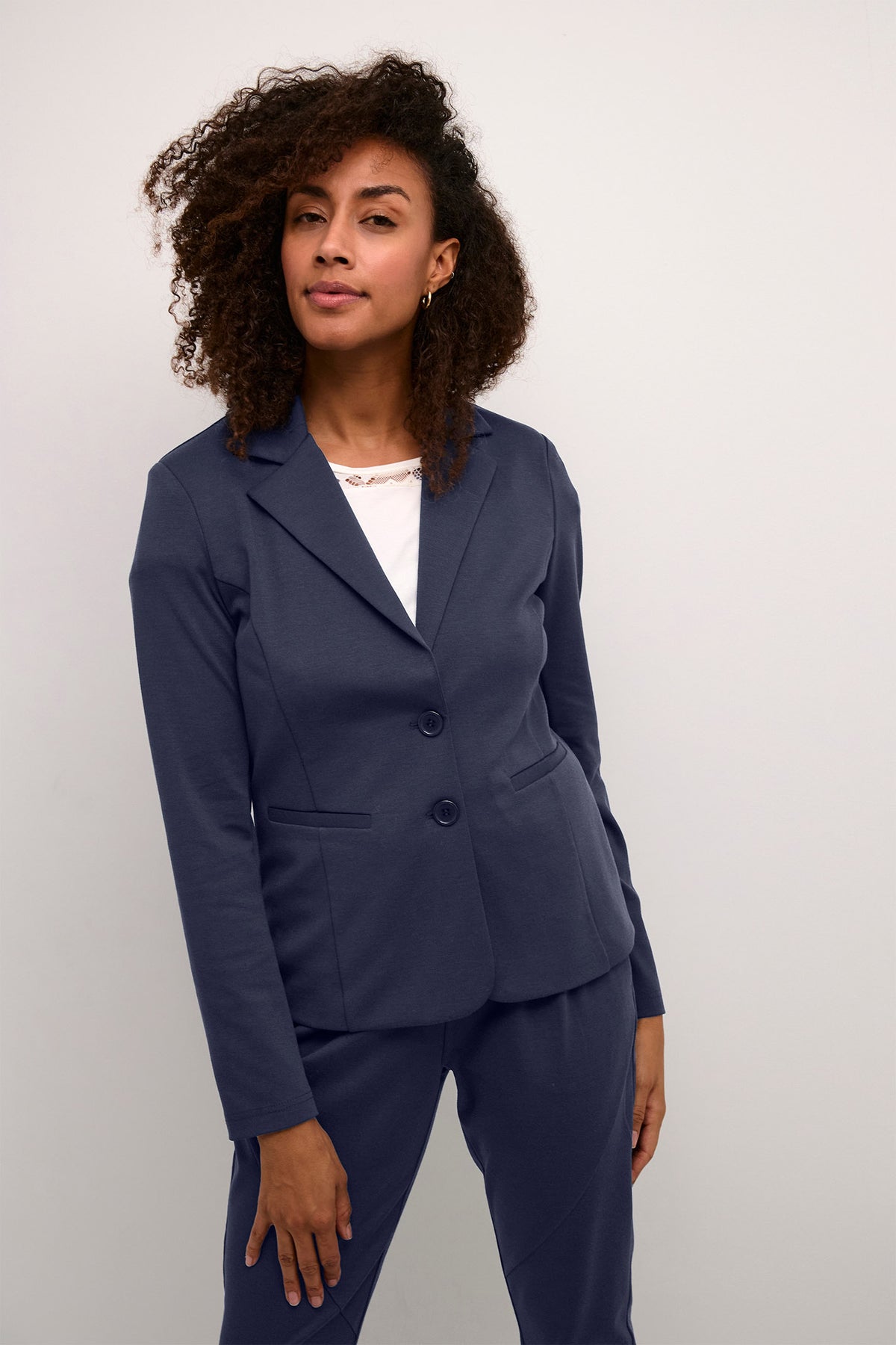 Anett Blazer Marinblå Blazer - 10604410