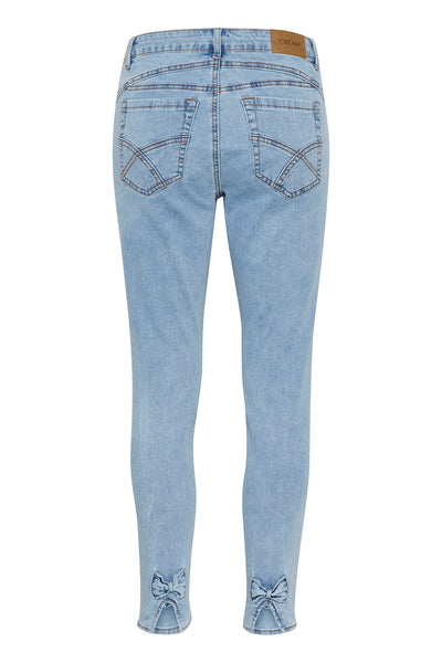 CRSorya 7/8 Jeans - Baiily Fit Texsas Medium Blue Denim Tobac - 10610008 Thumbnail