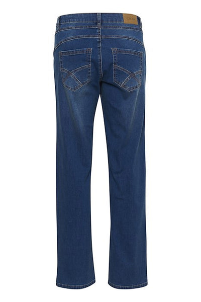 CRBree Jeans - Baiily Fit Indigo blå denim Thumbnail