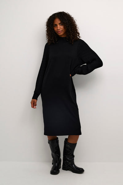 KAnanna Knit Dress Black deep - 10509106 Thumbnail