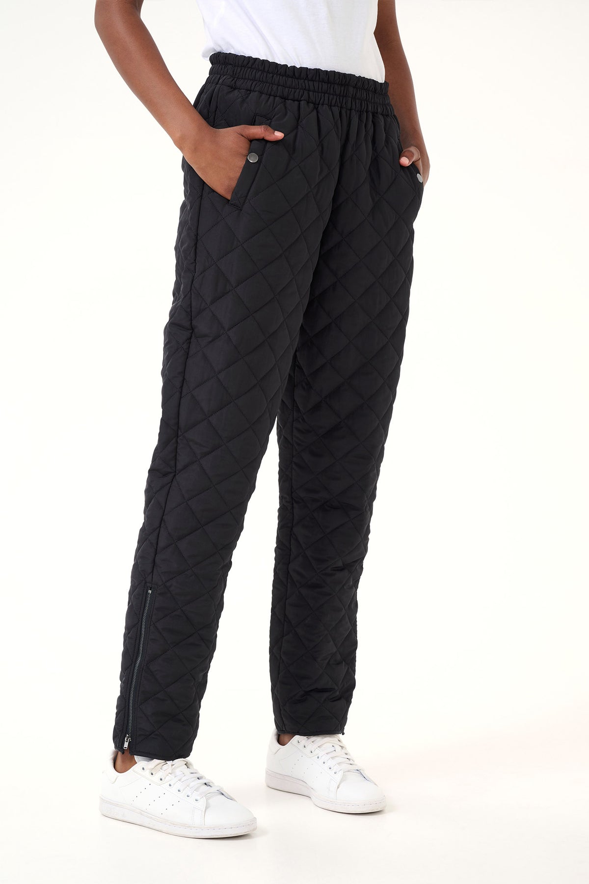 KAseverina Quilted Pants Black deep - 10509583