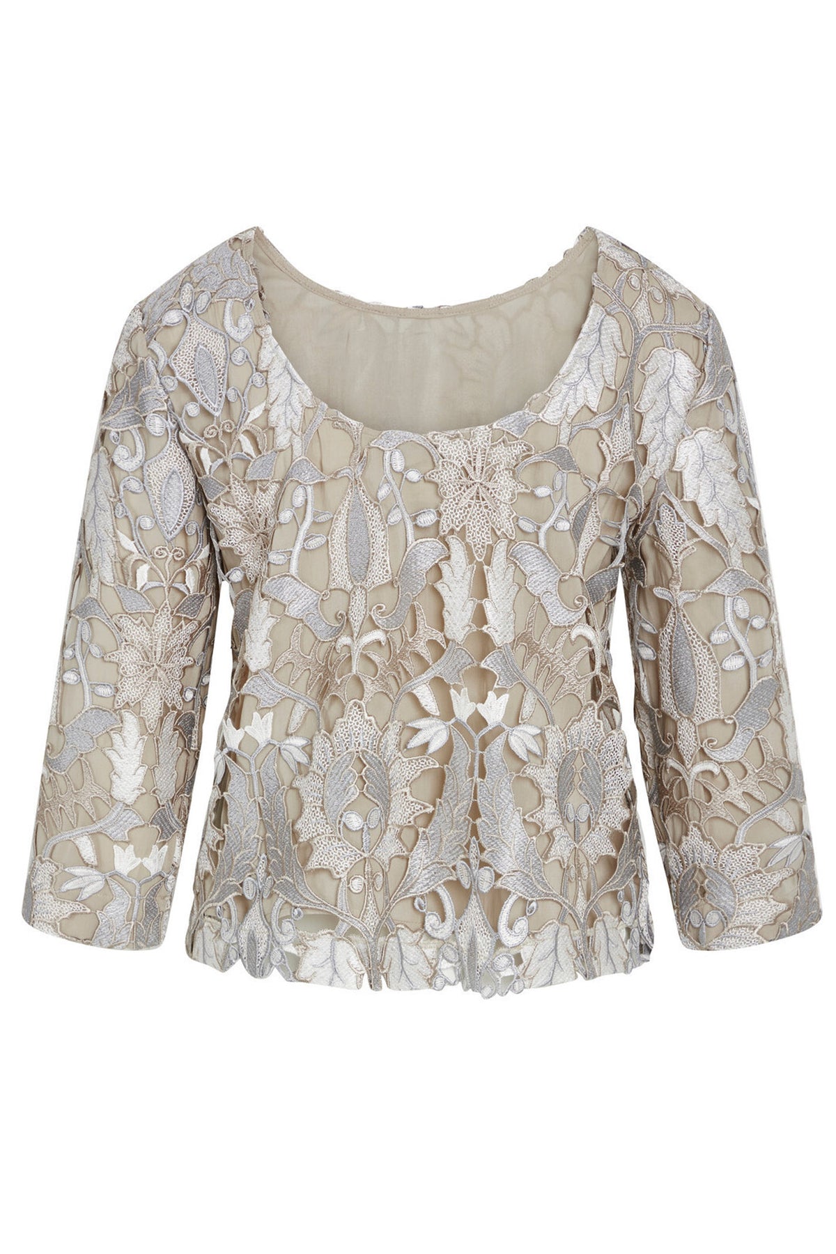 AbutilonBBIgnara blus Silver Beige - BBW4047