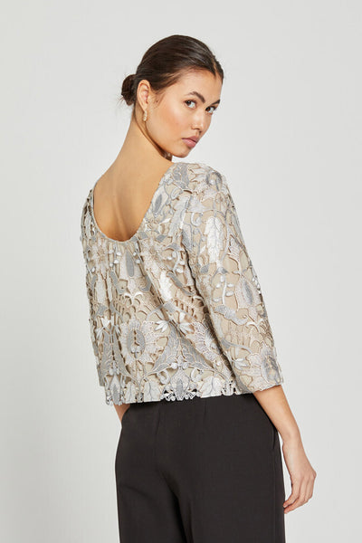 AbutilonBBIgnara blus Silver Beige - BBW4047 Thumbnail