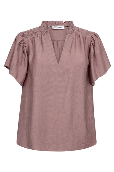 HeraCC SS Frill Top 103-Old Rose - 35703 Thumbnail