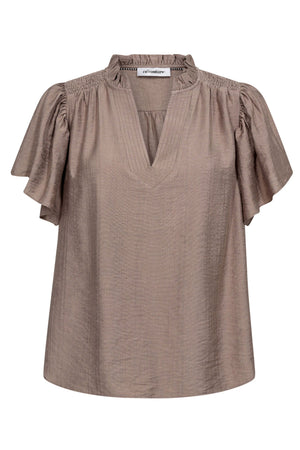 HeraCC SS Frill Top 154-Walnut - 35703