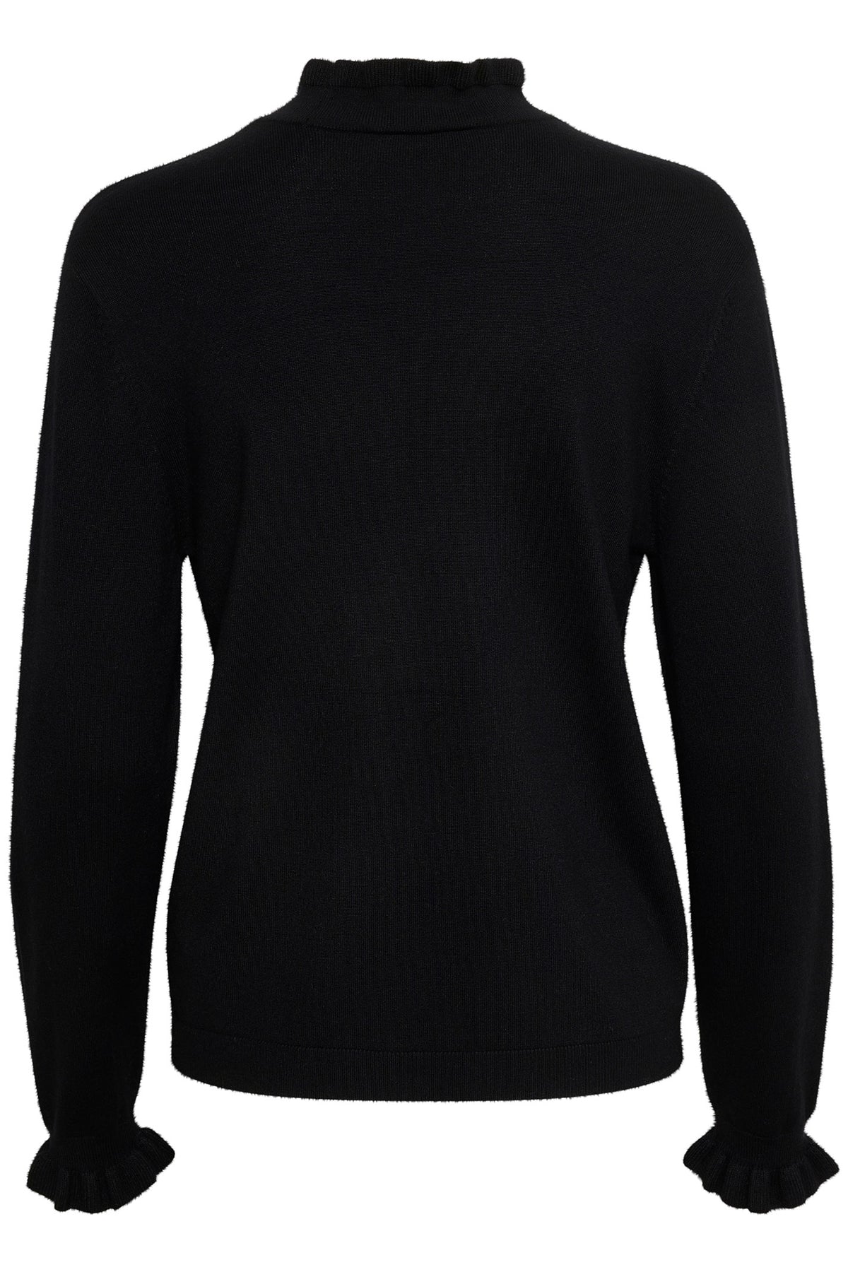 CRVillea Stickad Blus Pitch Black - 10611897