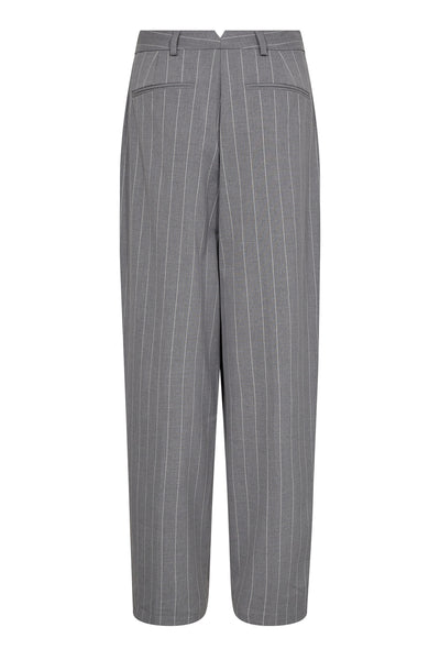 PricillaCC Pin Pleat Long Pant 138-Ljusgrå - 31380 Thumbnail