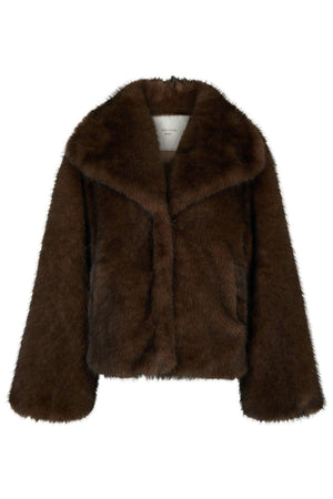 Stephanie Faux Fur Brun - 162628