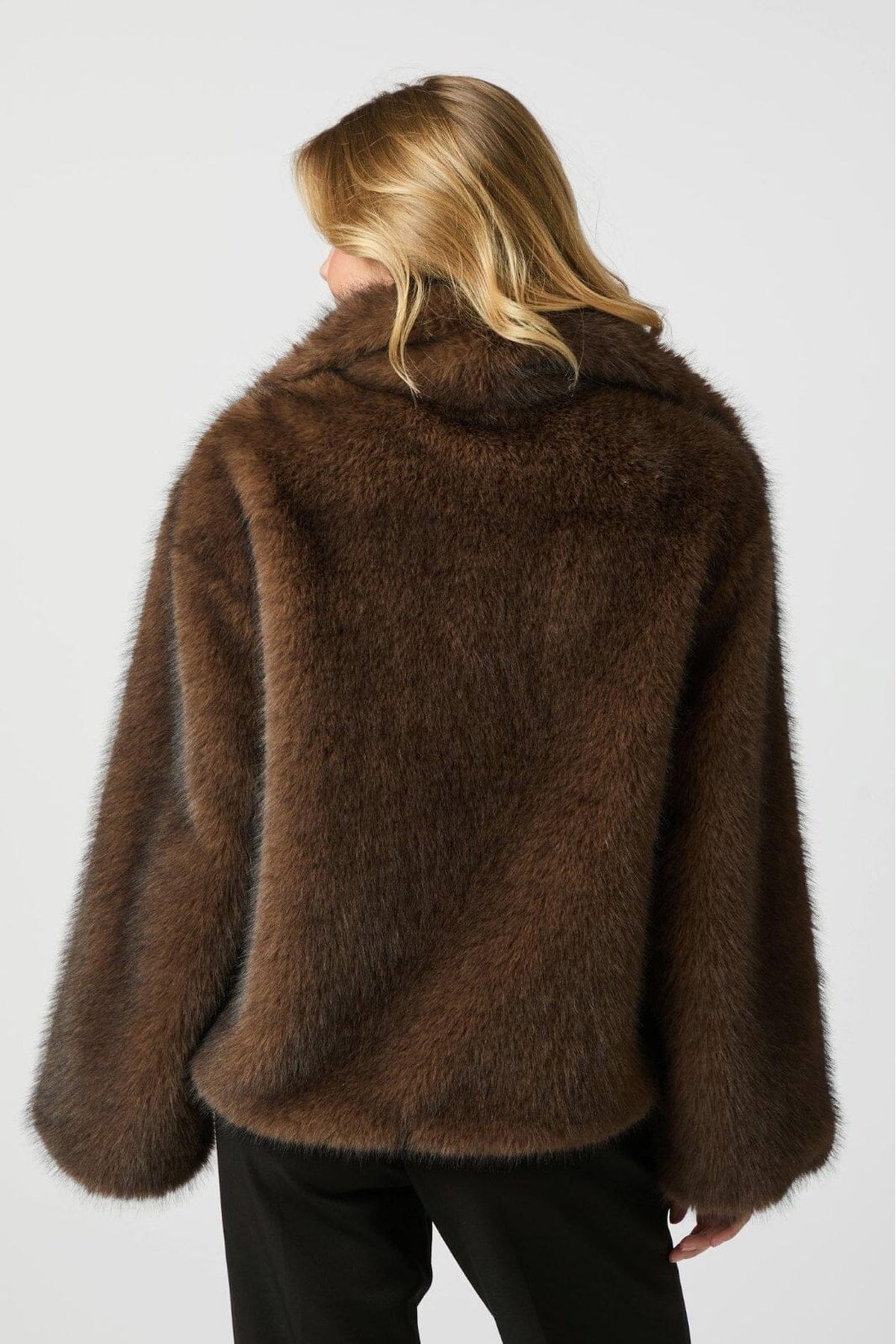 Stephanie Faux Fur Brun - 162628