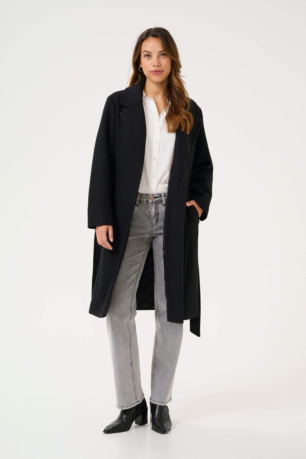CRCamelia Coat Pitch Black - 10613584