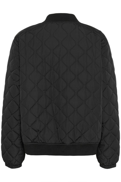 CRArwen Quilt Bomber Jacket Pitch Black - 10613653 Thumbnail