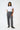 KCmerla Straight Pants Mörkgråmelerad - 10582712