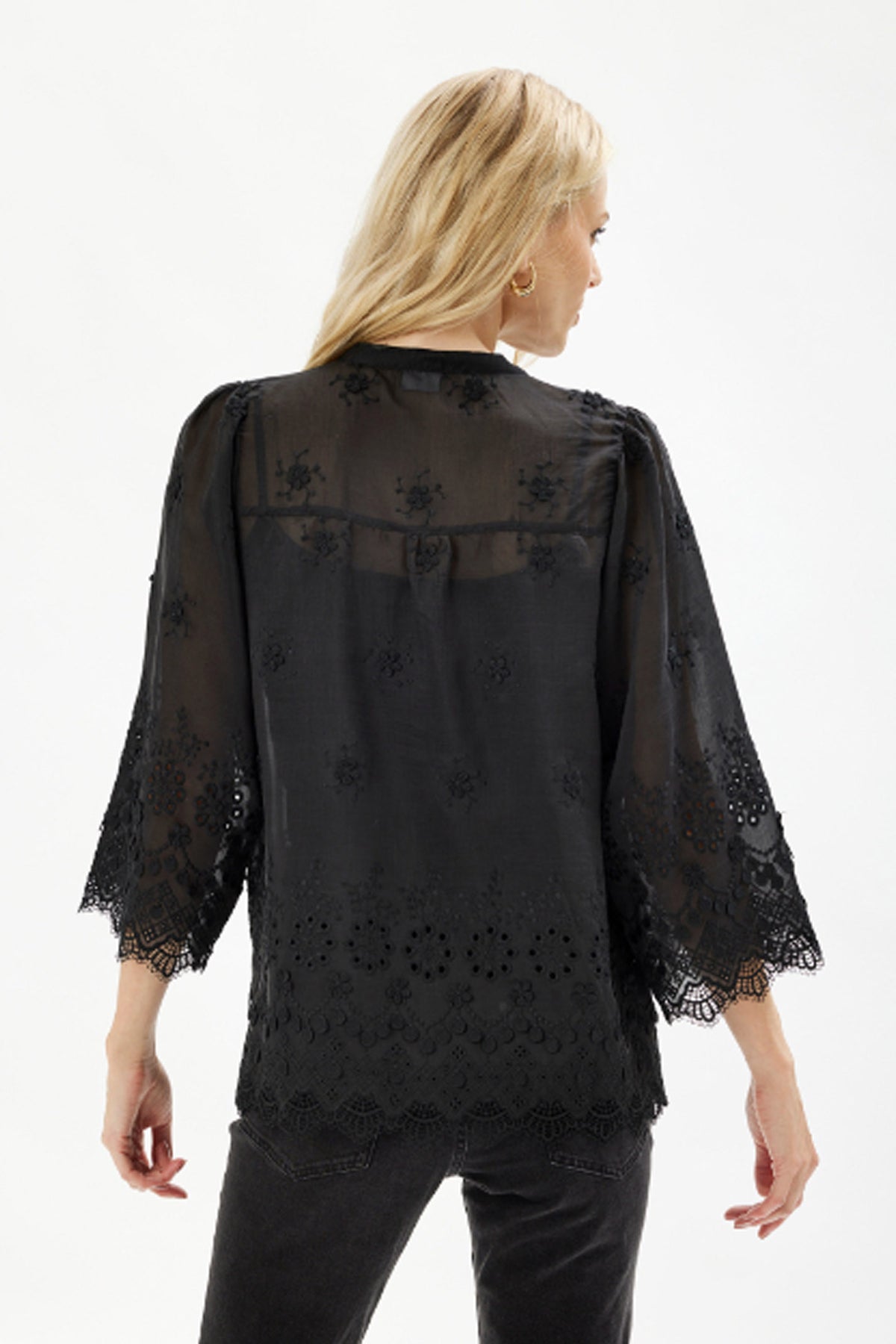 Esme blus (utan underlinne) SVART - 16472