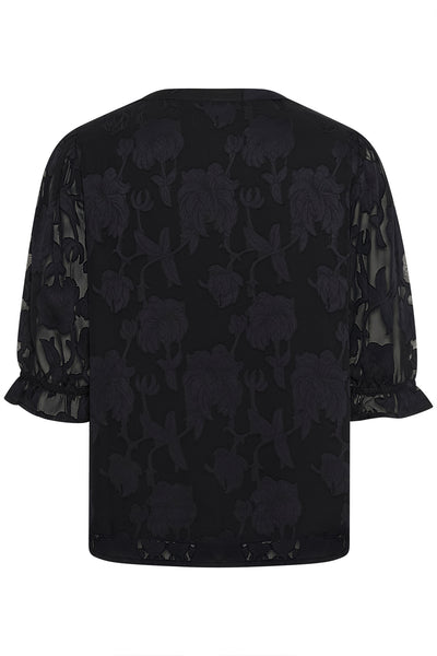 CRYana Blouse Pitch Black - 10614063 Thumbnail