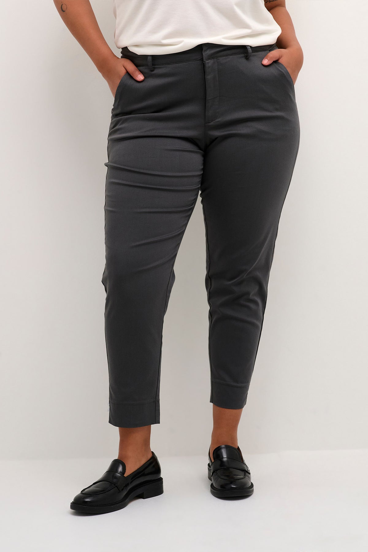 KCleana Chino 7/8-byxor Dark Shadow - 10581546