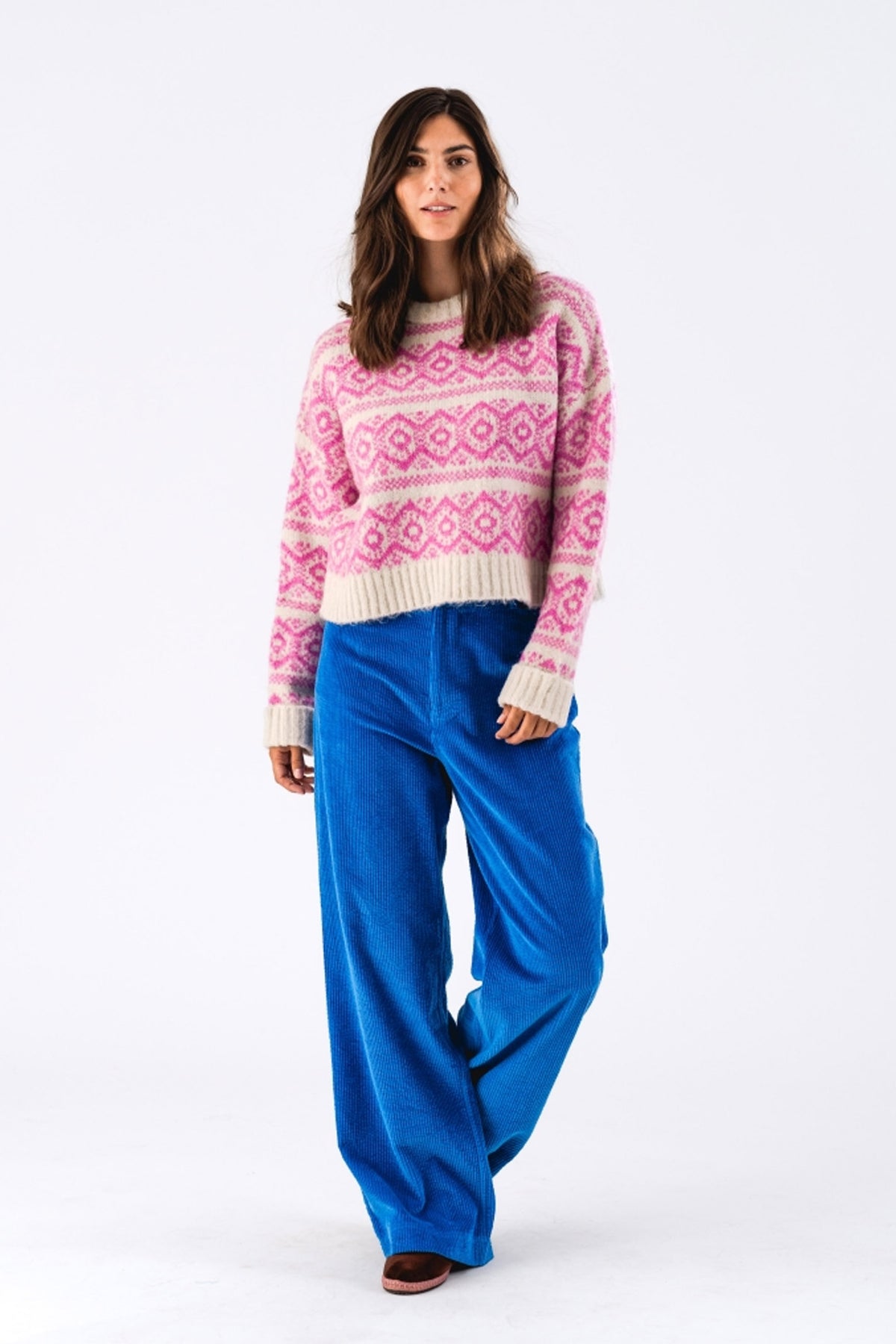 LottieLL Jumper LS 98 Neon Pink - 24444-5026