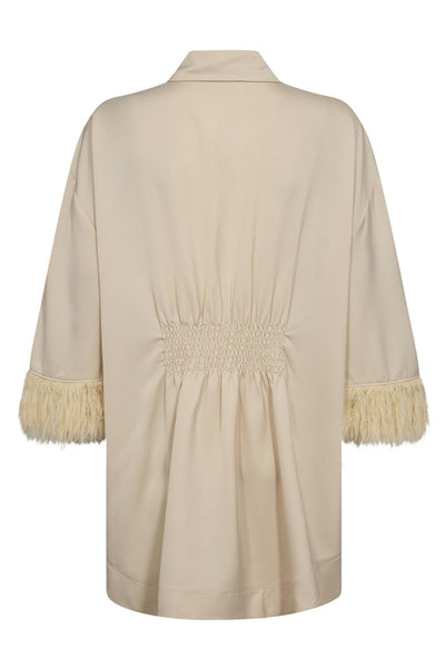 AdnaCC Feather Shirt 5-Pearl - 35686 Thumbnail
