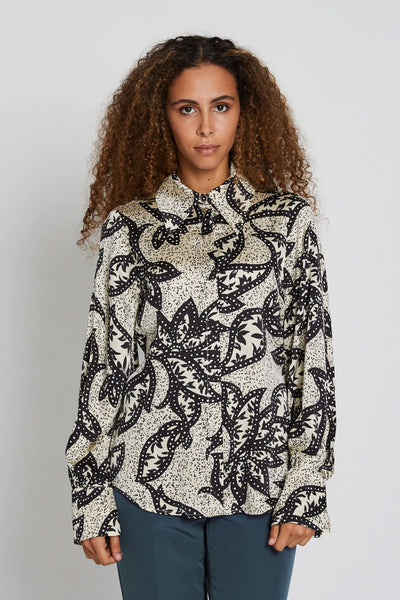 FloretBBElas skjorta Sand print - BBW4261 Thumbnail