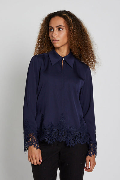 CedarsBBElaina blus Navy - BBW4270 Thumbnail
