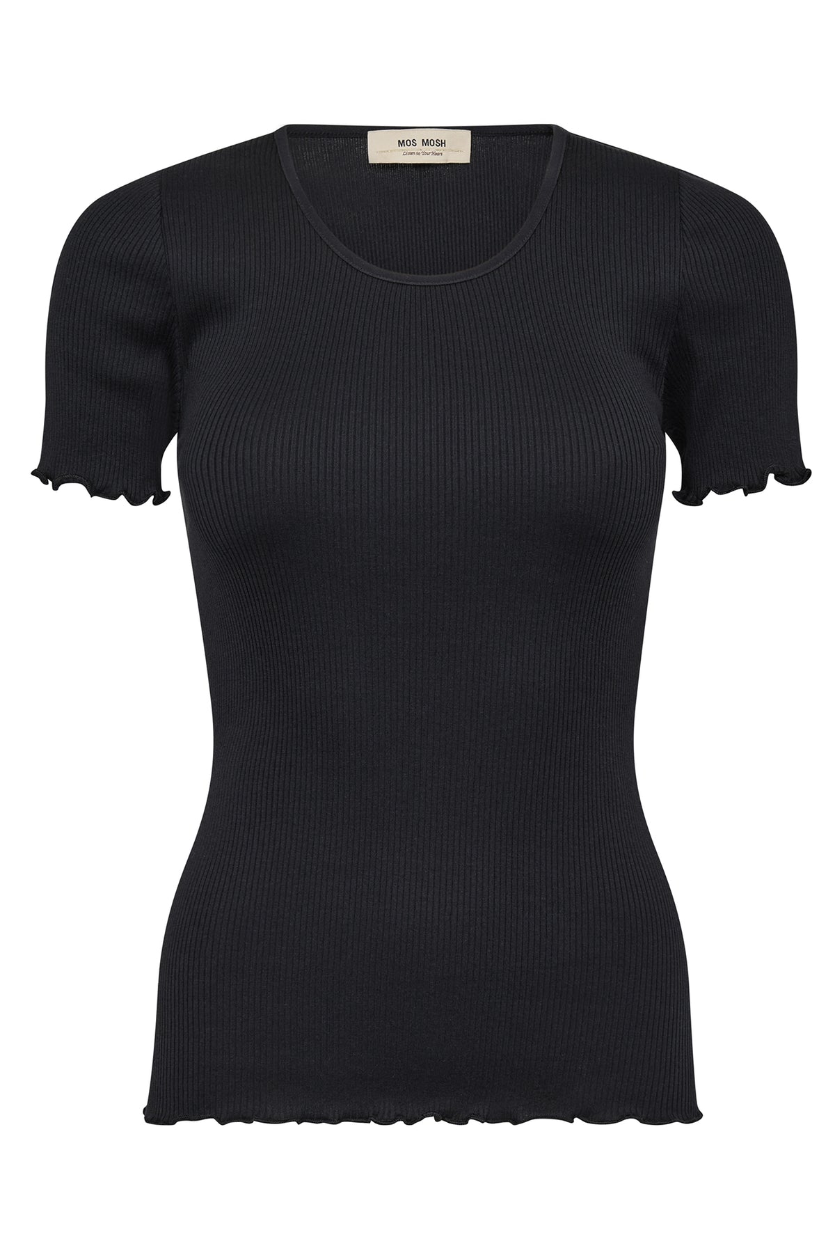 MMElaine O-SS Seamless Silk Te Black - 168300