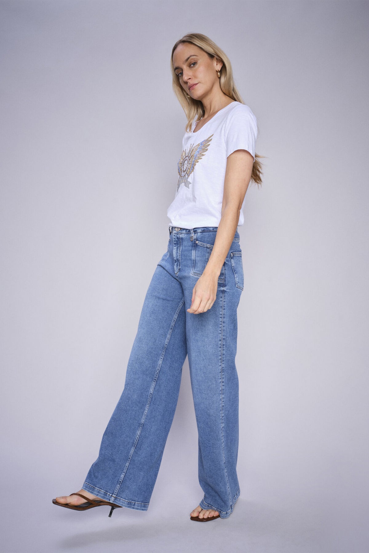 MMColette Lyon Jeans Mid Blue - 168930