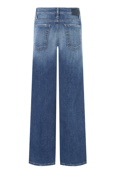 Tess wide leg Mid Blue - 0037 99 9150 Thumbnail