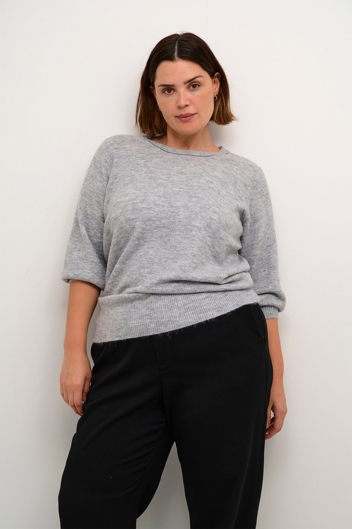 KCmerida Pullover Gråmelerad - 10582721