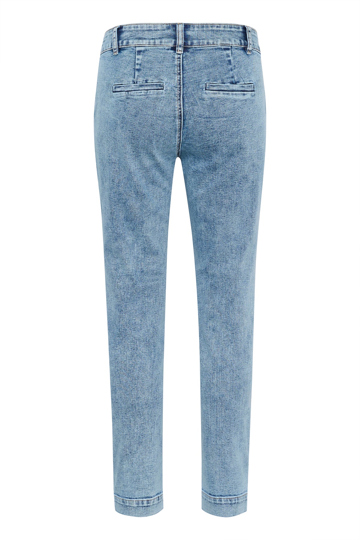 KAlea Jeans 7/8 Ljusblå Tvättad Denim - 10509347