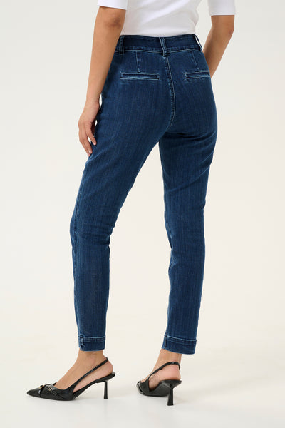 KAlea Jeans 7/8 Mörkblå Denim - 10509347 Thumbnail