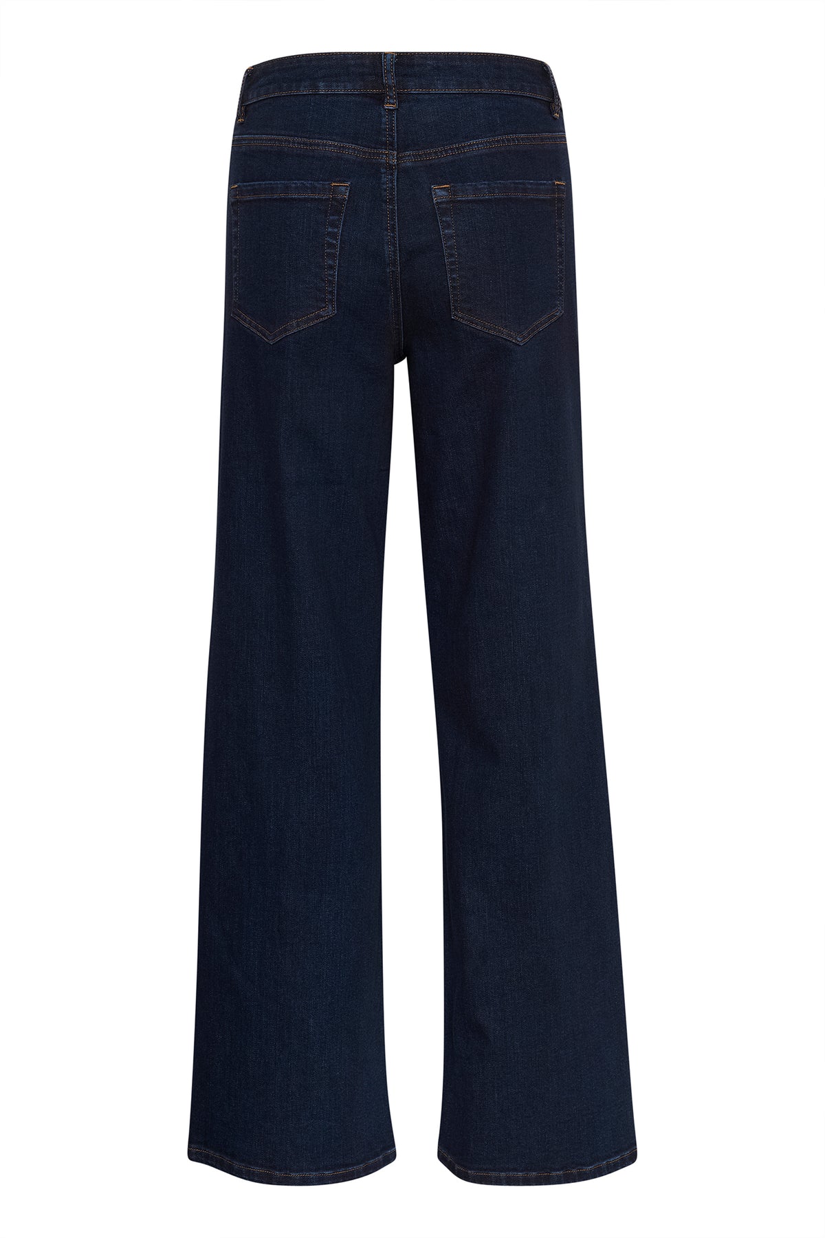 KAsinem High Waist Jeans Mörk otvättad blå - 10509518