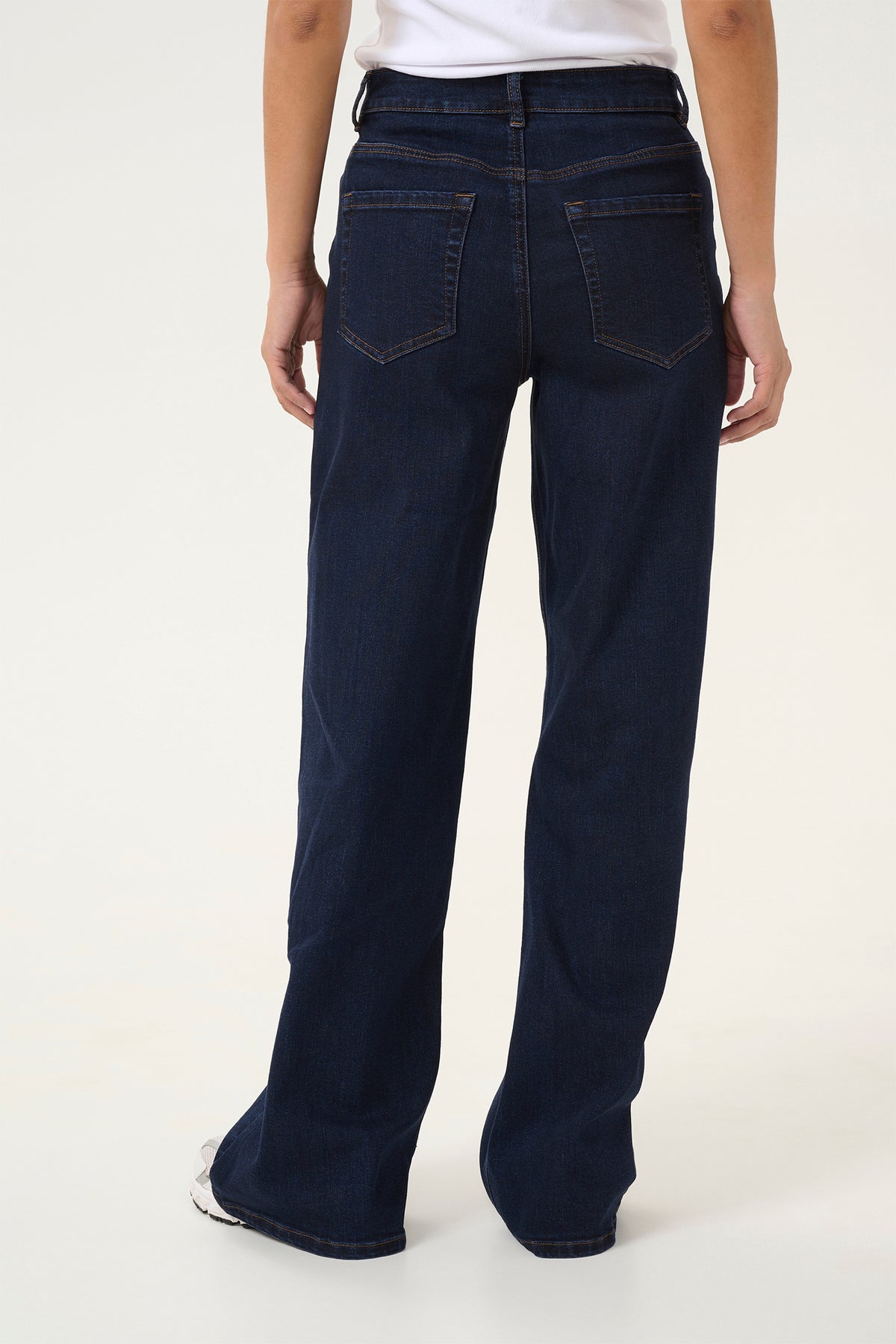 KAsinem High Waist Jeans Mörk otvättad blå - 10509518
