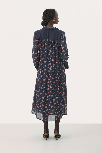 PriscilaPW DR Dark Navy Mini Blurred Flower - 30309257 Thumbnail