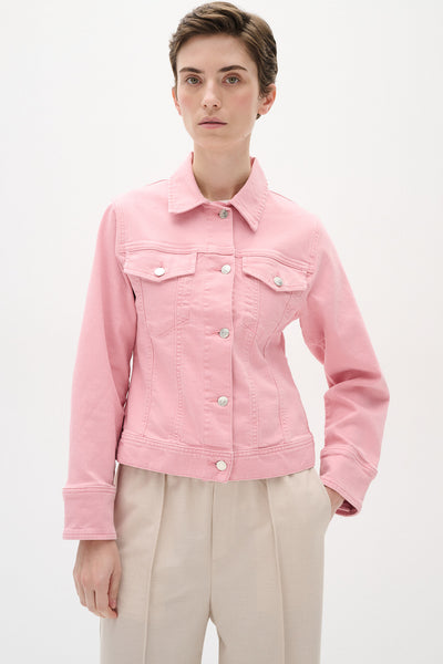 MorieIW Janny Denim Jacket PALE PINK - 30110122 Thumbnail