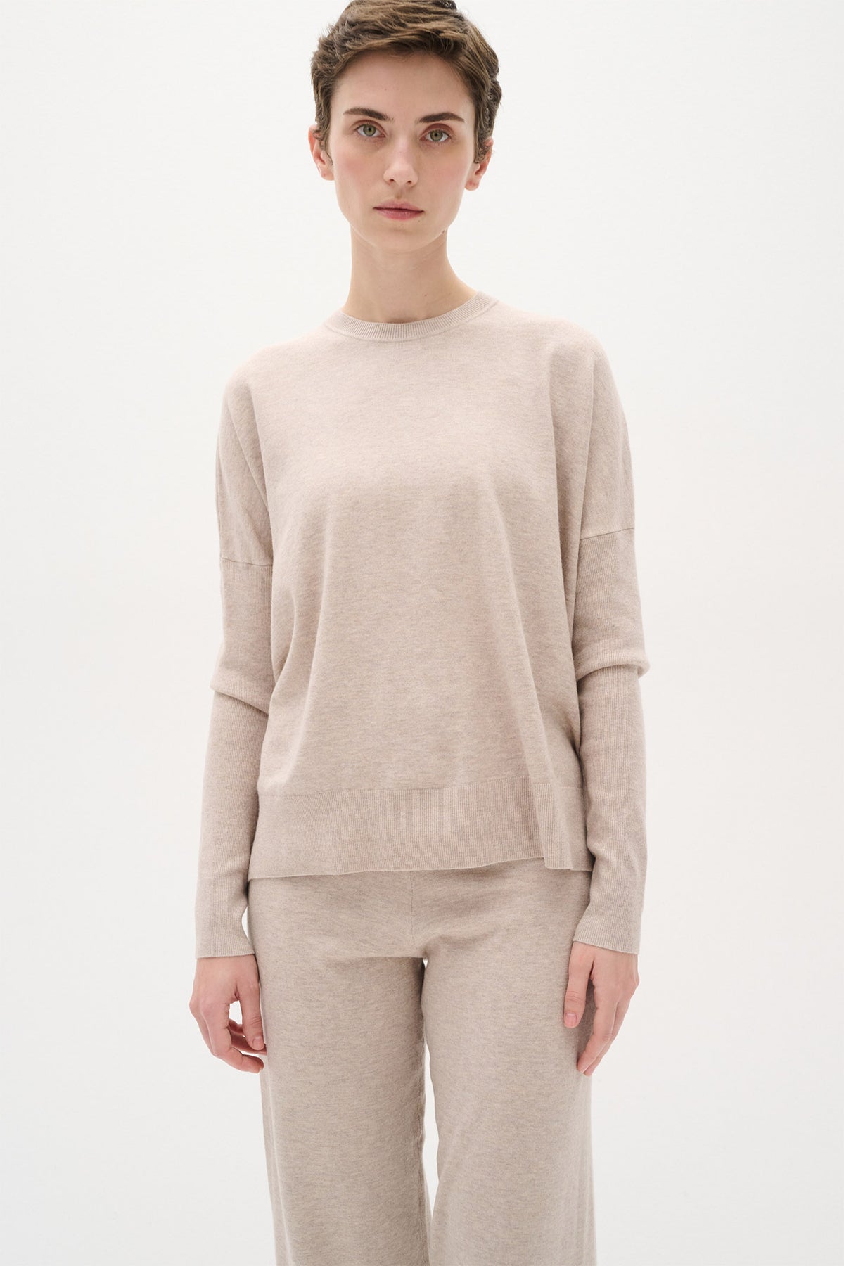 UdeliaIW Base Pullover Haze Melange - 30110132