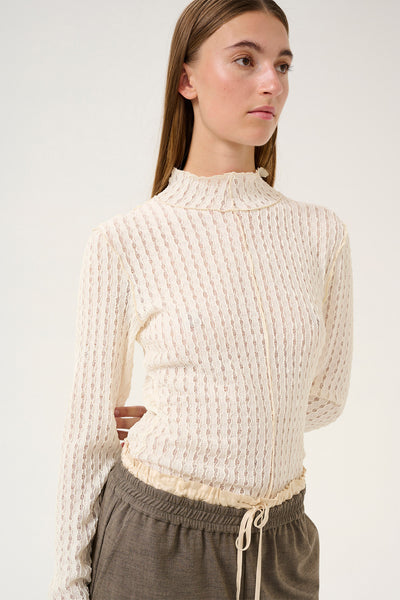 KBTekla Kiri Blouse Egret - 10105313 Thumbnail