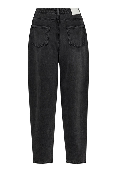 VikaCC Pleat LL Jeans 96-Black - 31434 Thumbnail