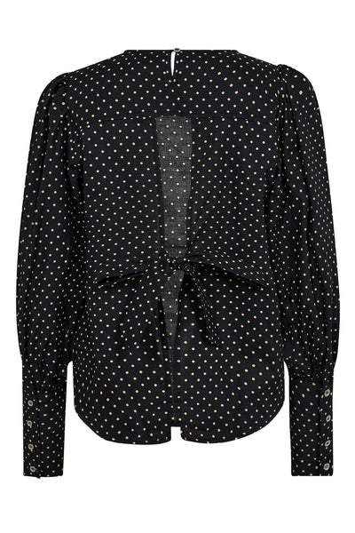 DavinaCC Dot Shirt 96-Black - 35715 Thumbnail