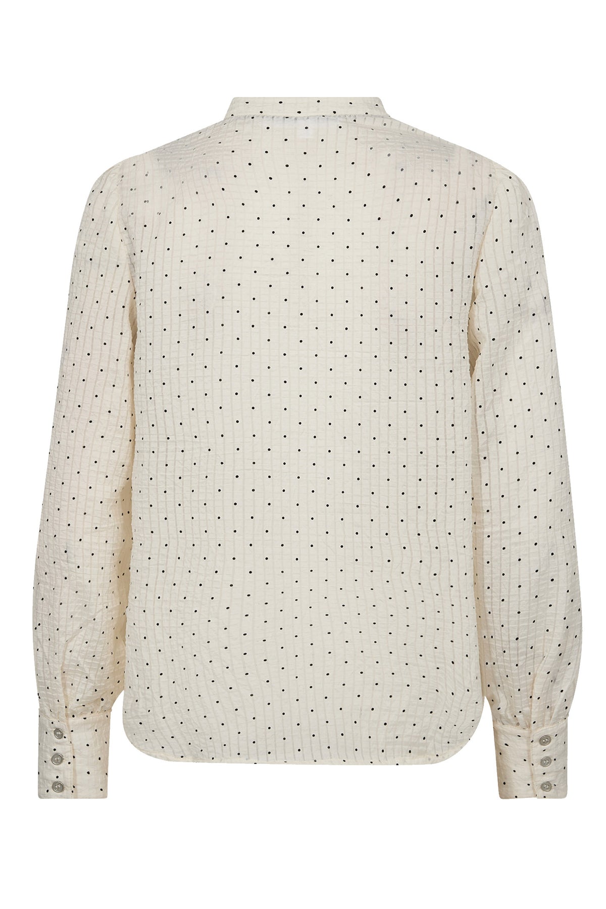 FranciscaCC Dot Lace Shirt 11-Off white