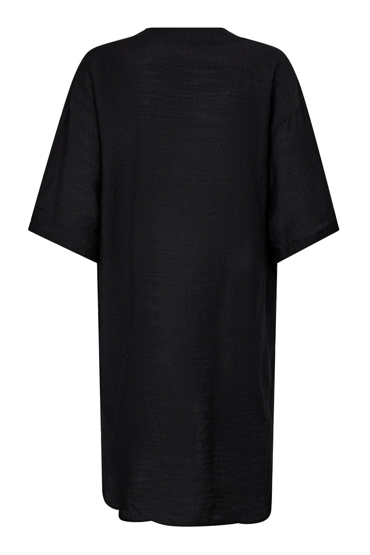 CarynCC Pleat Tunic Dress 96-Black - 36432