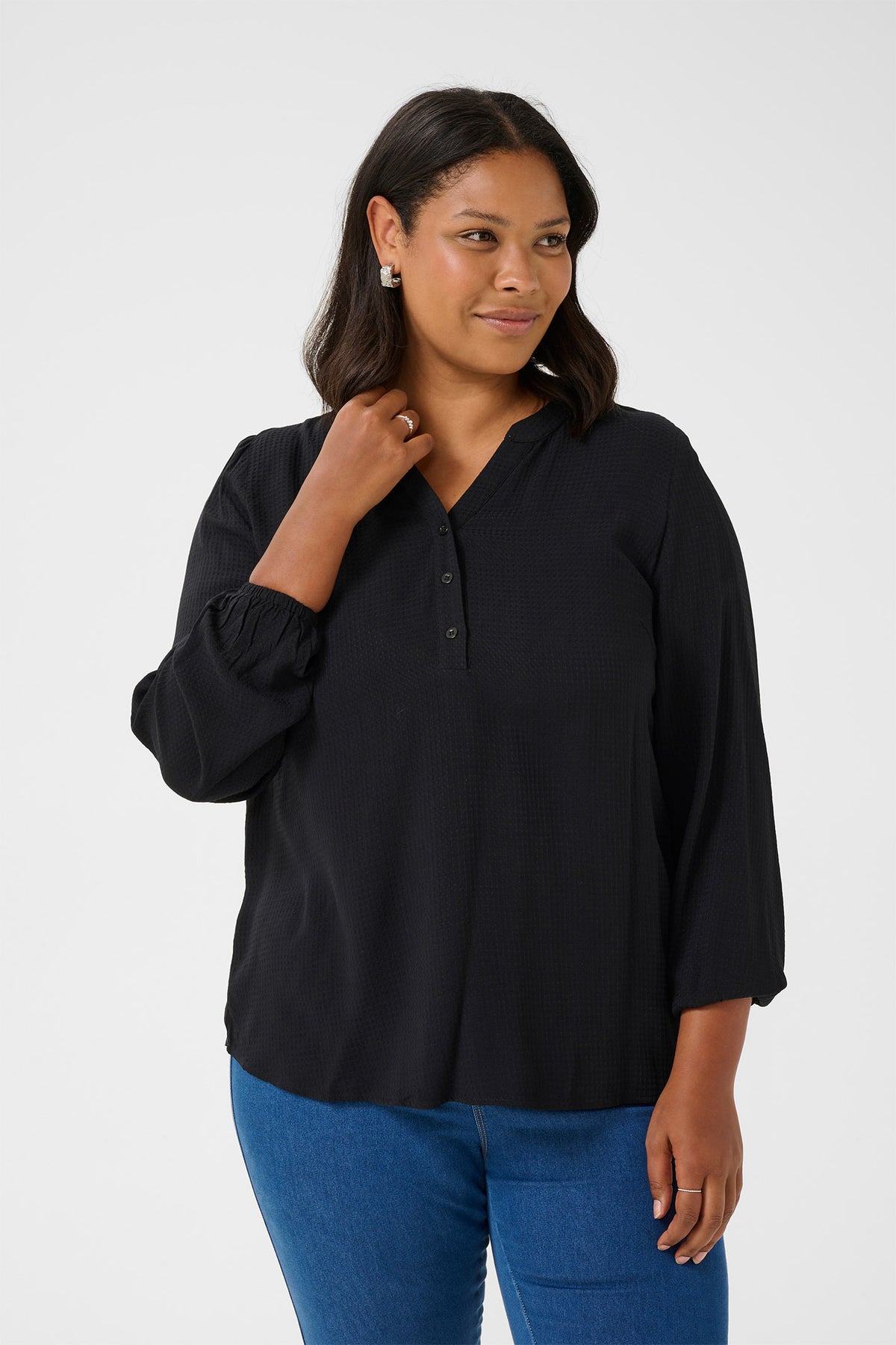 KCmahlena LS Blouse Black deep - 10582911
