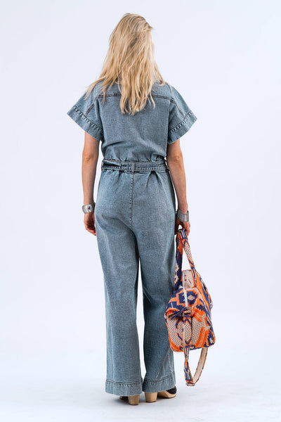 MathildeLL Jumpsuit SS 20 Blå Thumbnail