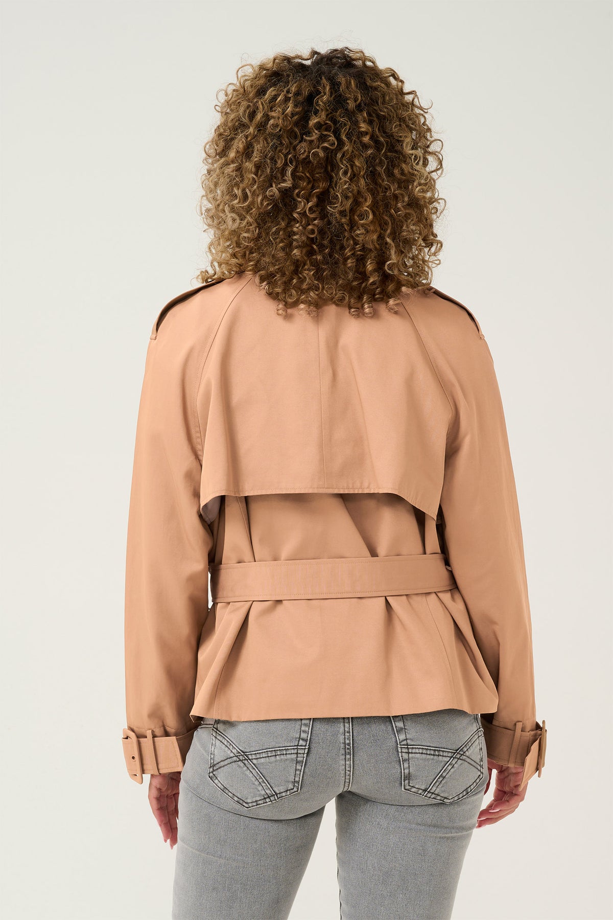 CRRea Kort Trenchcoat Cinnamon Swirl - 10613209